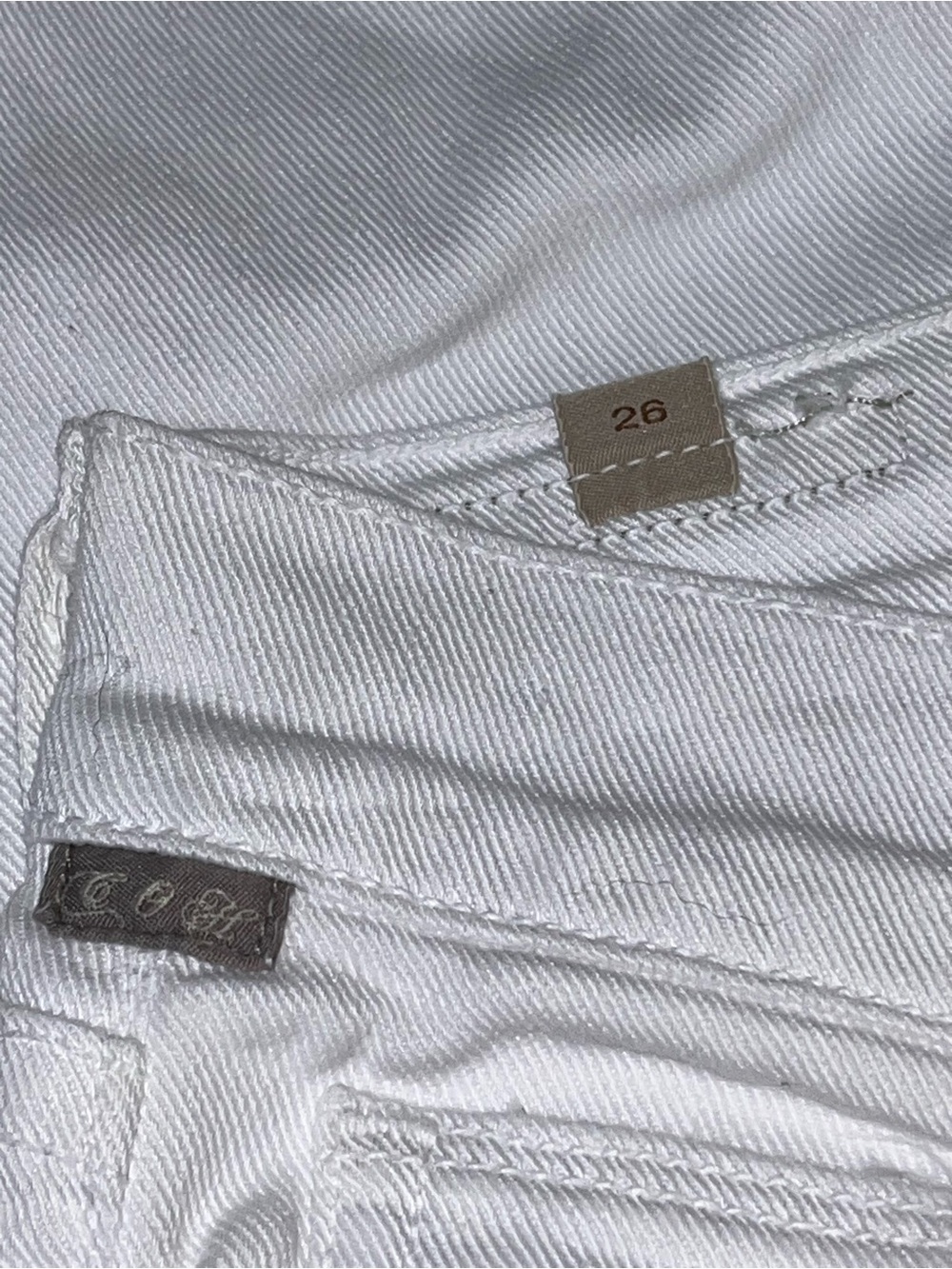 Citizens of Humanity Dita White Bootcut Jeans Low Rise Size 26 - Picture 5 of 9